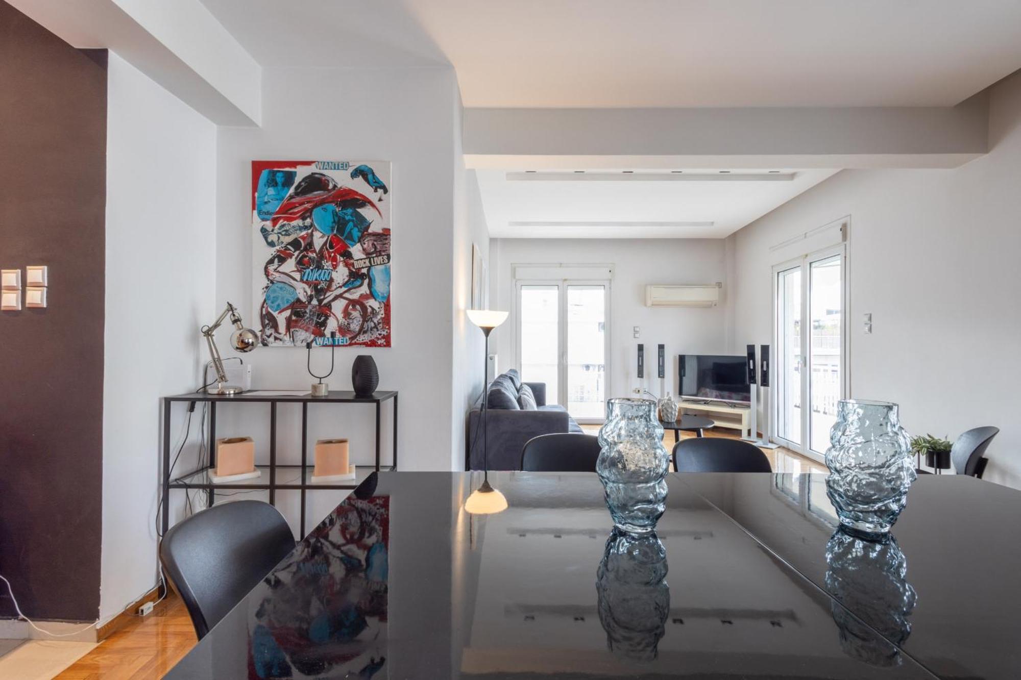 A Luxury & Comfortable Apt In Atenas Exterior foto
